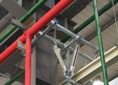 玛沁该抗震支架的整体式支吊架结构协调性好